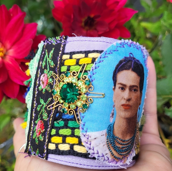 Frida Khalo Boho Cuff Bracelet - Picture 9 of 10